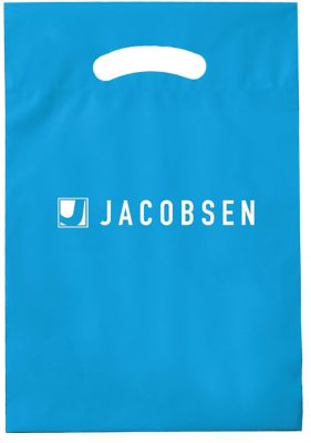 Promotional Bags: Die Cut Colored Plastic Bag 9 x 13