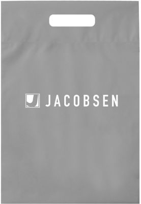 Promotional Bags: Die Cut Colored Plastic Bag 9 x 13