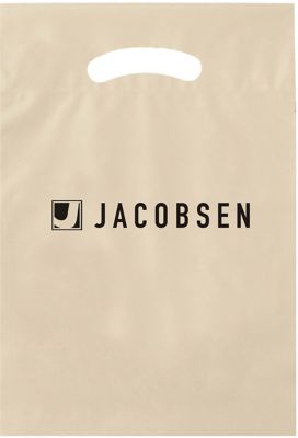 Promotional Bags: Die Cut Colored Plastic Bag 9 x 13
