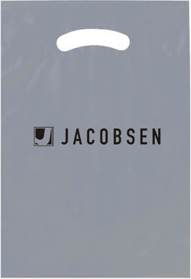 Promotional Bags: Die Cut Colored Plastic Bag 9 x 13