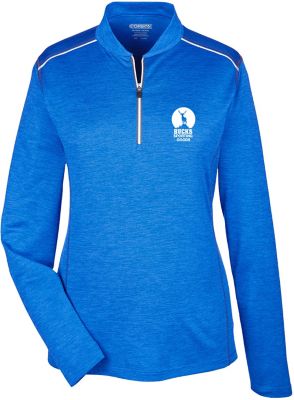 Core365 Apparel: Core 365 Ladies Kinetic Performance Quarter Zip