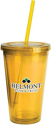 Plastic Tumblers: Full Color Sunsplash Color Tumbler 16 oz