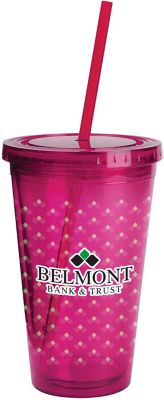 Plastic Tumblers: Full Color Wrap Sunsplash Color Tumbler 16 oz