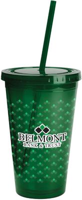 Plastic Tumblers: Full Color Wrap Sunsplash Color Tumbler 16 oz