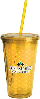 Plastic Tumblers: Full Color Wrap Sunsplash Color Tumbler 16 oz