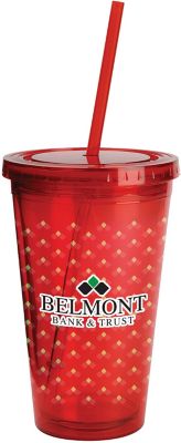 Plastic Tumblers: Full Color Wrap Sunsplash Color Tumbler 16 oz