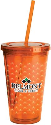 Plastic Tumblers: Full Color Wrap Sunsplash Color Tumbler 16 oz