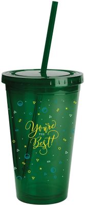Personalized Plastic & Acrylic Tumblers: Full Color Wrap Sunsplash Color Tumbler 16 oz
