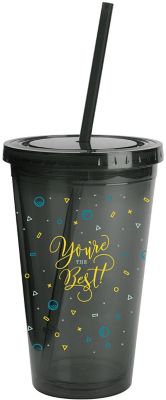 Personalized Plastic & Acrylic Tumblers: Full Color Wrap Sunsplash Color Tumbler 16 oz