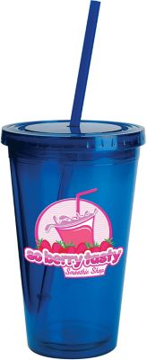 Personalized Plastic & Acrylic Tumblers: Full Color Sunsplash Color Tumbler 16 oz