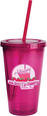 Personalized Plastic & Acrylic Tumblers: Full Color Sunsplash Color Tumbler 16 oz
