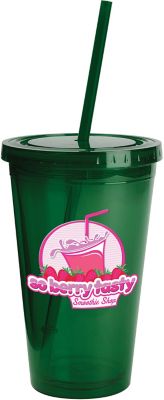 Personalized Plastic & Acrylic Tumblers: Full Color Sunsplash Color Tumbler 16 oz