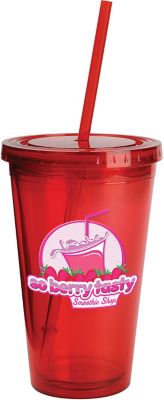 Personalized Plastic & Acrylic Tumblers: Full Color Sunsplash Color Tumbler 16 oz