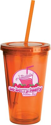 Personalized Plastic & Acrylic Tumblers: Full Color Sunsplash Color Tumbler 16 oz