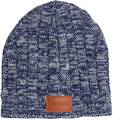 Leeman: Leeman Heathered Knit Beanie With Debossed Patch