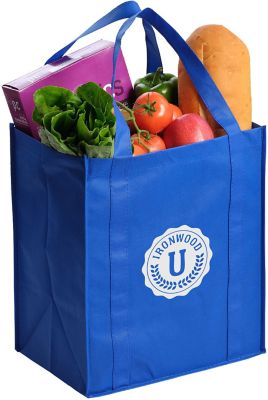 School Promotional Items: Reusable Colossal Grocery Tote Bag