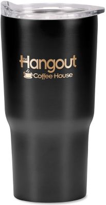 Personalized Travel Mugs & Tumblers: Conquest Stainless Insulated Vacuum Tumbler 20 oz