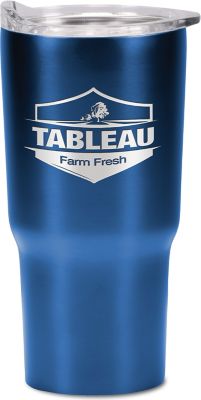 Personalized Travel Mugs & Tumblers: Reusable Laser Engraved Conquest Travel Tumbler 20 Oz