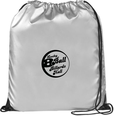 Reflective cheap drawstring bag