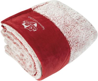 Cozy Home Promotional Products: Super Soft Plush Blanket Embroidered