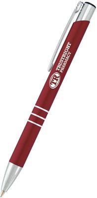 Custom Plastic Pens: Delane Softex Luster Gel Glide Pen - Screen