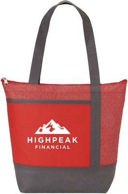 Custom Tote Bag | Promotional Bags: Chrome Non-Woven 9 Can Lunch Cooler