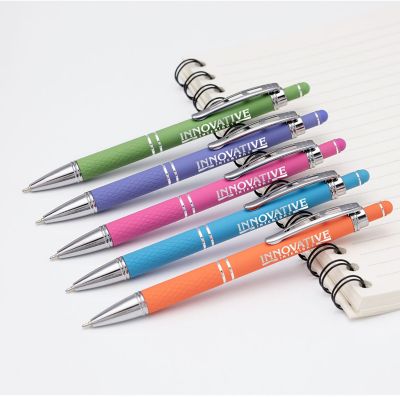 Promotional Bright Soft Touch Ami Stylus Gel Pen