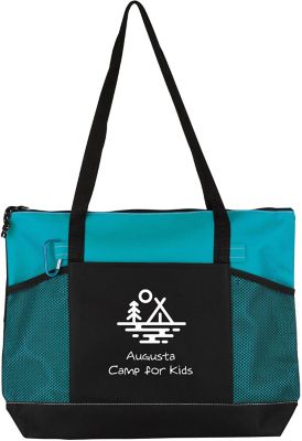 Custom Tote Bag | Promotional Bags: Reusable Premium Zippered Tote