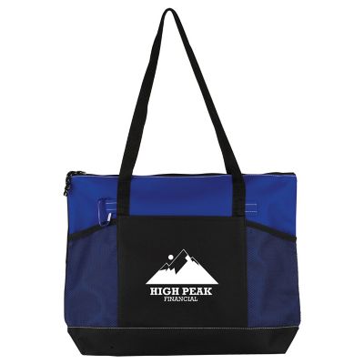 Bank Promotional Items: Reusable Premium Zippered Tote