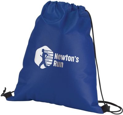 Silver discount drawstring bag