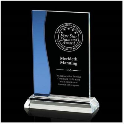 Landfield Award 6" Starfire Blue