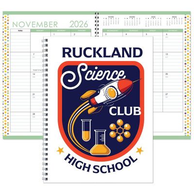 School Promotional Items: Full Color Academic 7X10 Planner Colored Insert