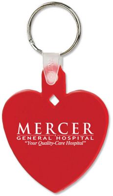 Valentine's Day Promotional Items: Heart Soft Key Tag