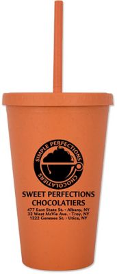 Custom Drinkware: Recycled Newport Wheat Travel Tumbler 16 Oz