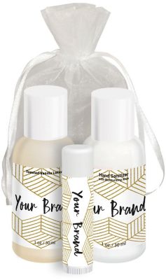 Promotional Gift Sets: Lotion, Lip Balm, Sanitizer Gift Set