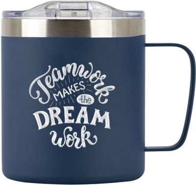 Personalized Travel Mugs & Tumblers: Cafe-To-Go Stainless Steel Coffee Mug 12 oz