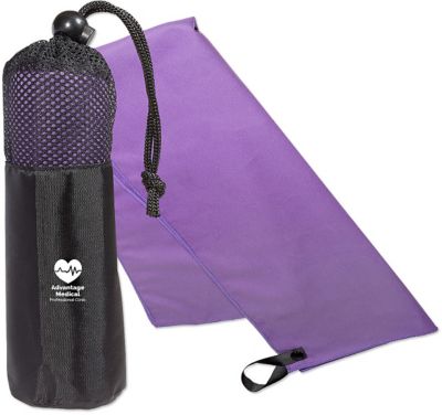 Mask Pouches: Microfiber Quick Dry & Cooling Towel In Mesh Pouch