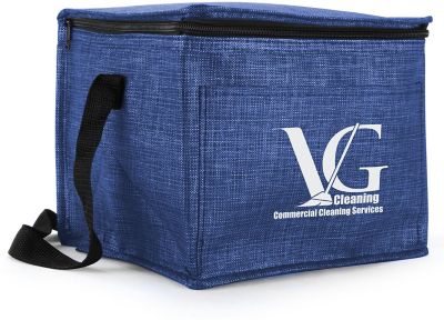 Custom Lunch & Cooler Bags: Silver-Tone Cooler Bag