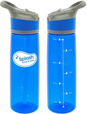 Custom Drinkware: Hydrate Tritan Bottle W Measurement 28 oz