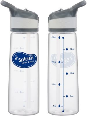 Water Bottles: Hydrate Tritan Bottle W Measurement 28 oz