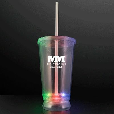 Light Up Multicolor Tumbler 16 oz