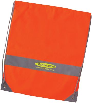 Promotional Bags: Reflective Drawstring Tote