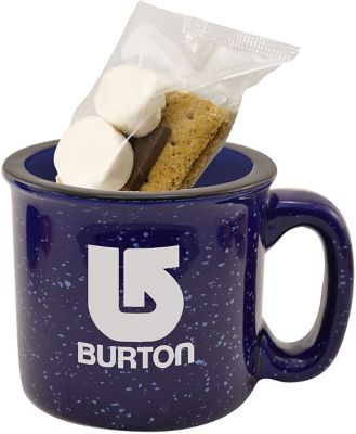 Custom Drinkware Gift Sets: Camping Mug With Smores 15 oz