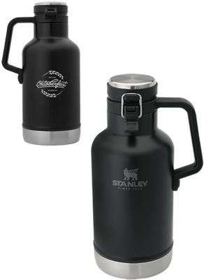 Stanley Classic Vacuum Insulated Growler 64 oz Stainless Steel Hammertone  Navy