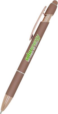 Saratoga™ Promotional Products: Fc Ultima Rose Gold Cello-Wrapped Stylus Pen