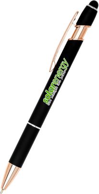 Custom Saratoga™ Pens: Fc Ultima Rose Gold Cello-Wrapped Stylus Pen