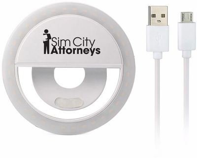 Desk Accessories: Online Meeting Clip On Adjustable Ring Light