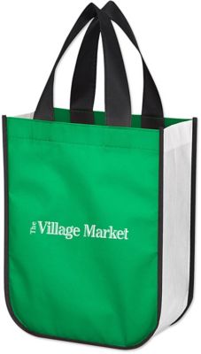 Custom Screen Printed Shirts: rPET Non-Woven Shopper Tote Bag