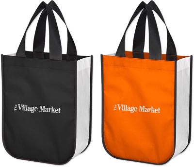 Custom Printed Non-Woven Tote Bag With 100% Rpet Material with