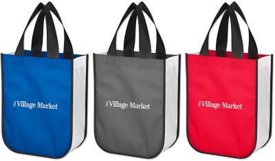 Custom Printed Non-Woven Tote Bag With 100% Rpet Material with